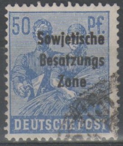 Allemagne - Occupation Soviétique 1948 - Surchargé 50 pf.