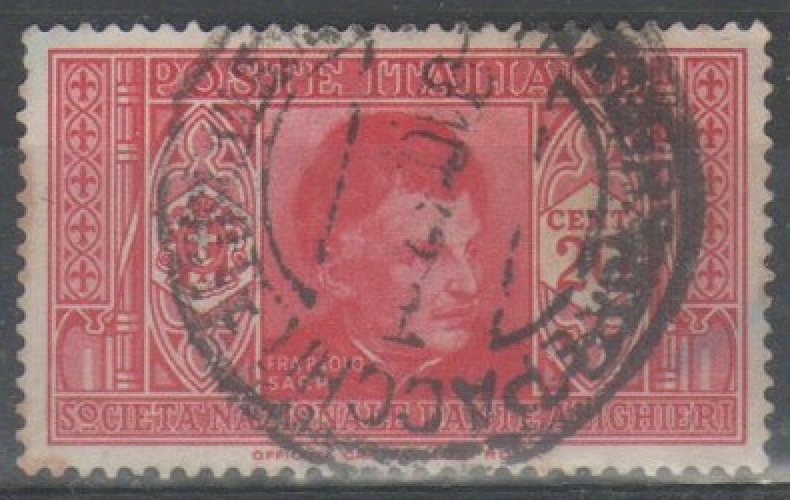 Italie 1932 - Dante Alighieri 20 c.