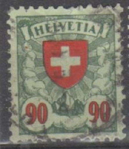 Suisse 1924 - Blason 90 c.