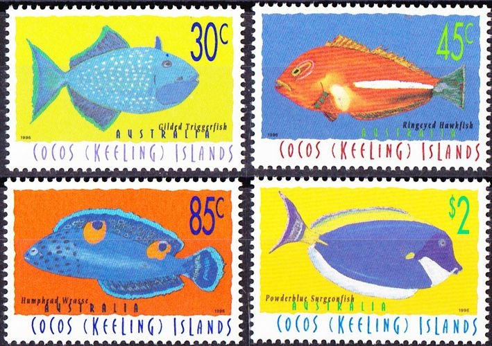 Cocos (Keeling) 1996 Poissons endémiques (série 2)