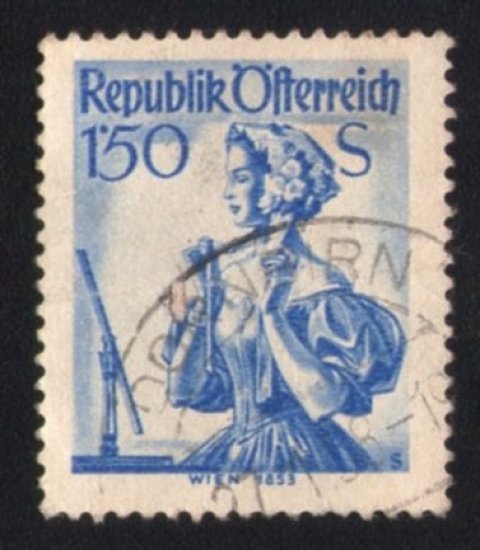 Autriche 1951 Oblitéré rond Used Stamp Costumes traditionnels Vienne 1853