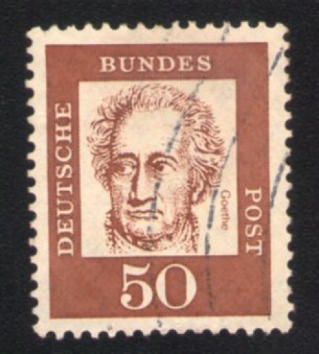 Allemagne 1961 Oblitéré Used Stamp Poète Johann Wolfgang von Goethe