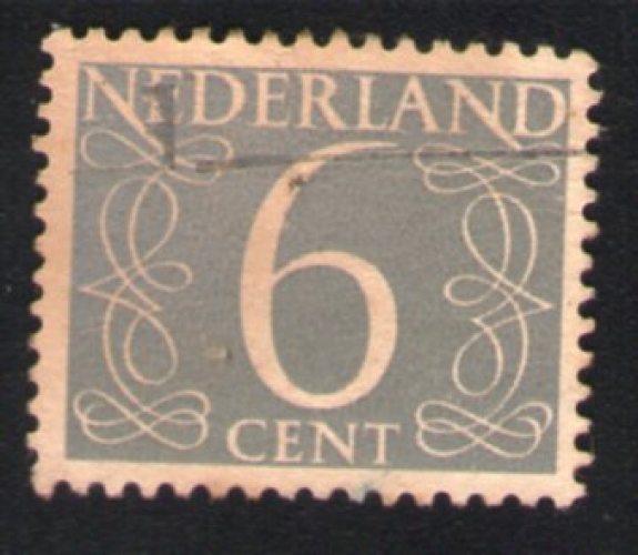 Pays Bas 1954 Oblitéré Used Stamp 6 cent gris