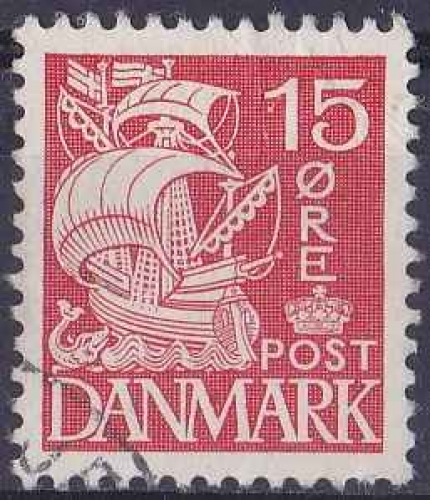 DANEMARK 1933 OBLITERE N° 214 II