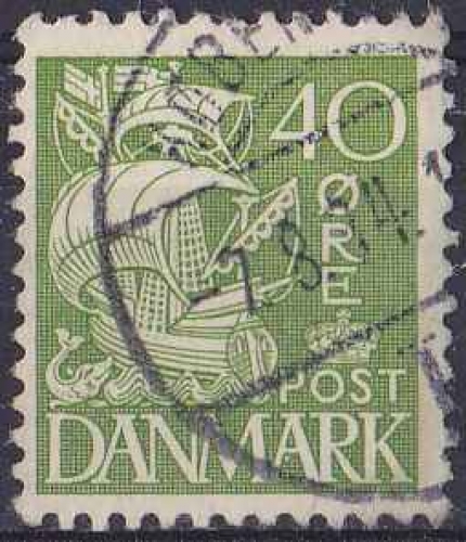 DANEMARK 1933 OBLITERE N° 221 I