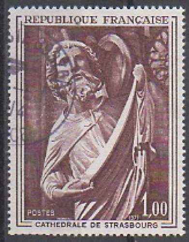 FRANCE 1971 - CATHÉDRALE DE STRASBOURG - YT : 1654