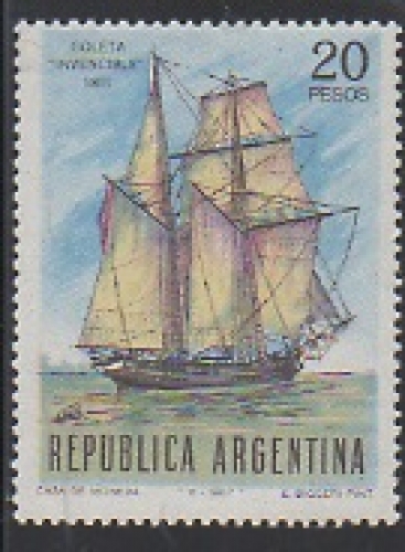 ARGENTINE 1967 - GOÉLETTE L'INVINCIBLE