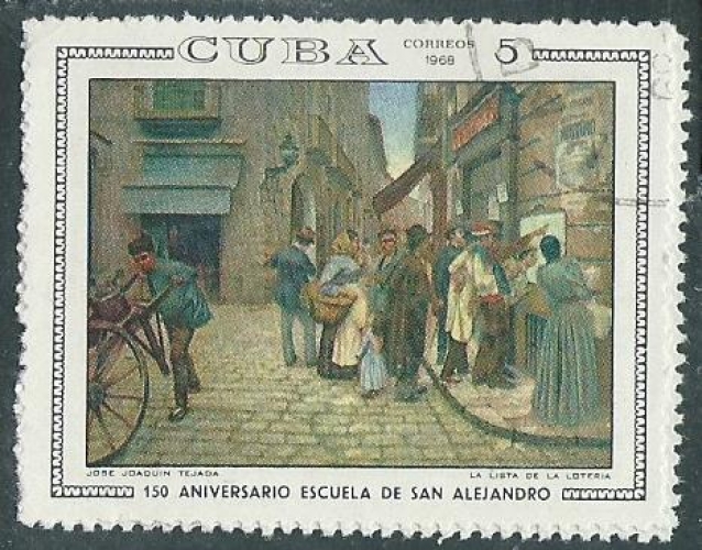 Cuba - Y&T 1259 (o) - Tableaux -