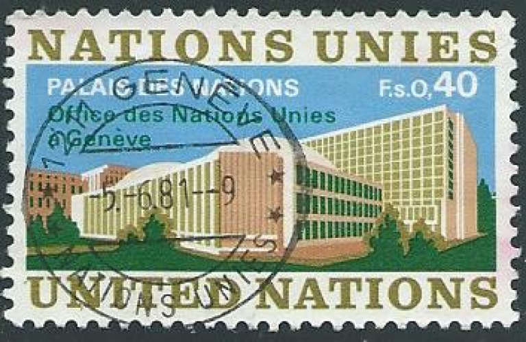 Suisse - Nations Unies (Genève) - Y&T 0022 (o)