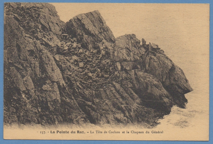 POINTE DU RAZ TÊTE DE COCHON non écrite TB