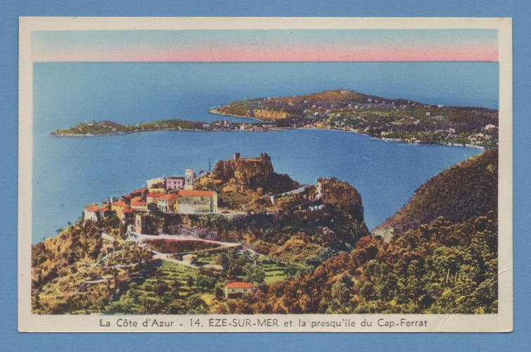  EZE SUR MER CAP FERRAT non écrite 