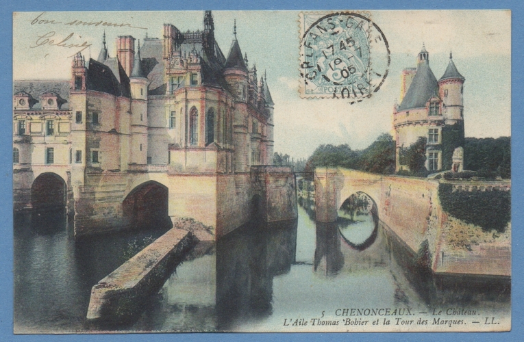 CHENONCEAUX CHATEAU voy 1905 TB