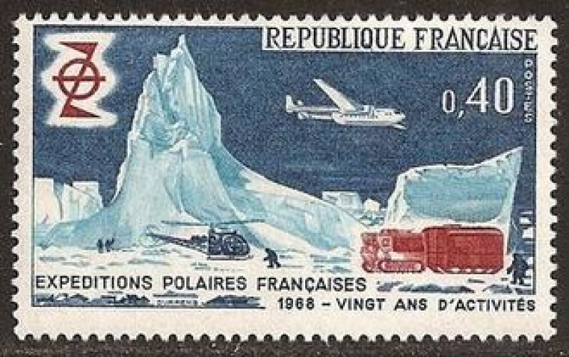 FRANCE 1968 YT 1574 Neuf ** - Expéditions polaires françaises