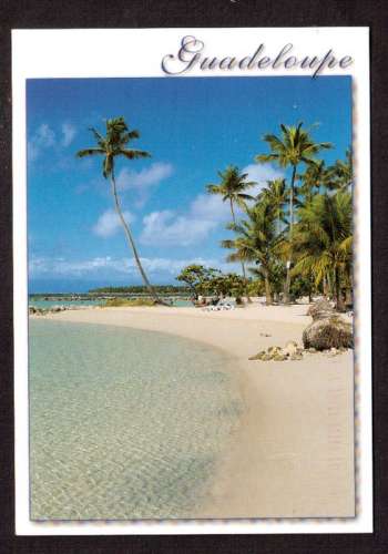 France Cpm Guadeloupe plage de Sainte Anne