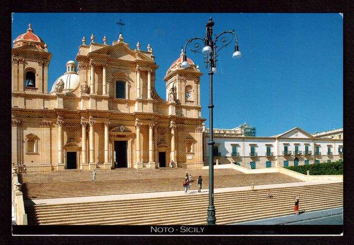 Italie Cpm Sicile Noto Duomo