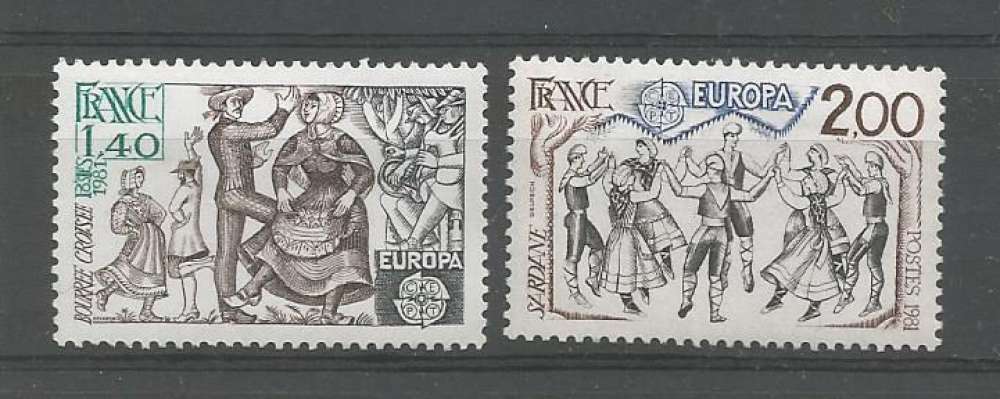 France - 1981 - Europa Folklore - Tp n° 2138 / 9 - Neuf **