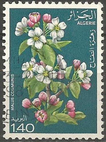 Algérie - Y&T 0682 - Fleurs d'arbres - Pommier - Malus communis