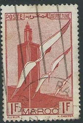 Maroc - Colonies Françaises - Poste Aérienne - Y&T 0044 (o)