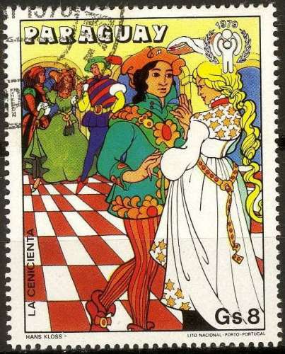 3413 - Y&T n° 1718 - oblitéré - Cendrillon - 1979 - Paraguay