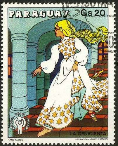 3417 - Y&T n° 1719 - oblitéré - Cendrillon - 1979 - Paraguay