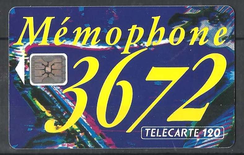 Télécarte - F369 - 120 unités - Mémophone- année 1993