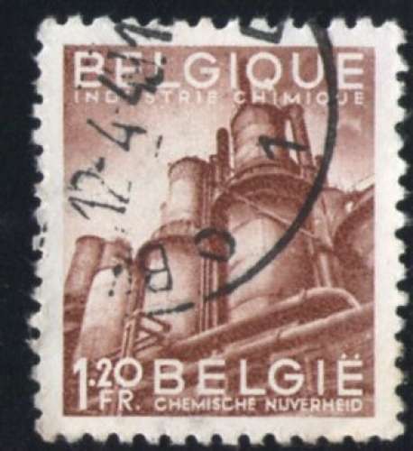 Belgique 1948 Oblitéré rond Used Stamp Chemical Industry Industrie Chimique