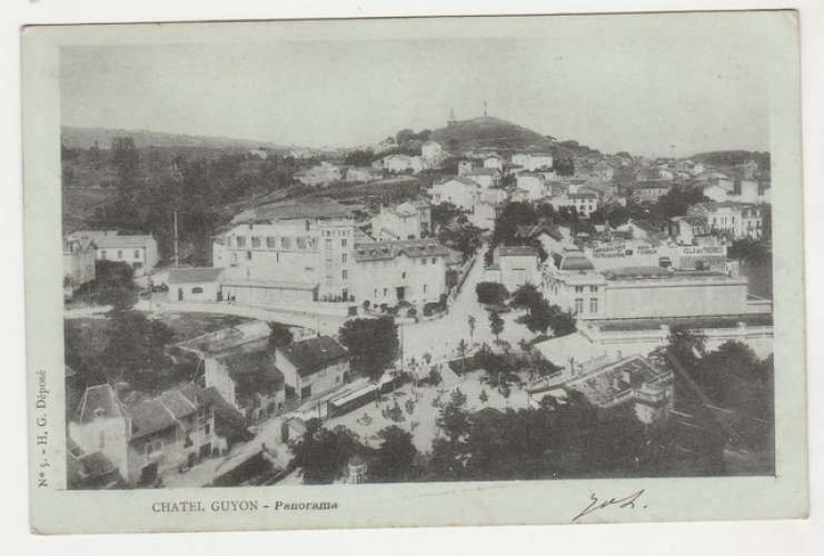 cpa 63 Chatel-Guyon  Panorama