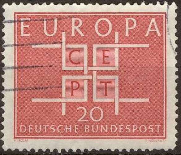 3617 - Y&T n° 279 - oblitéré - Europa - 1963 - Allemagne