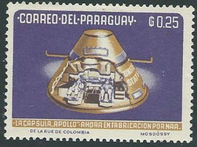 Paraguay - Y&T 0760 (o) - Espace -