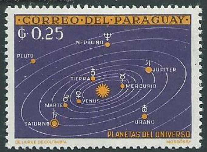 Paraguay - Y&T 0701 (*) - Espace -