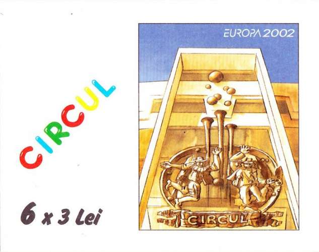 Moldavie 2002 Europa - Le cirque (carnet) - Y&T C373 **