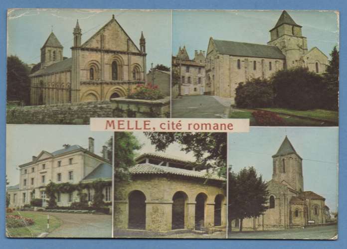  CPSM MELLE  CITE ROMANE voy. 1984  