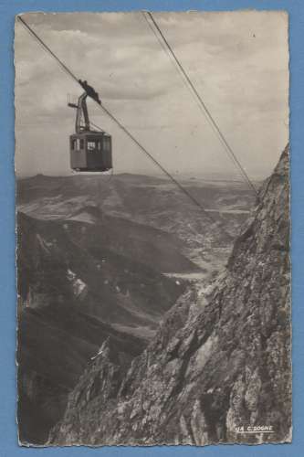 CPSM TELEFERIQUE AIGUILLES DE SANCY LA MONT DORE  écrite