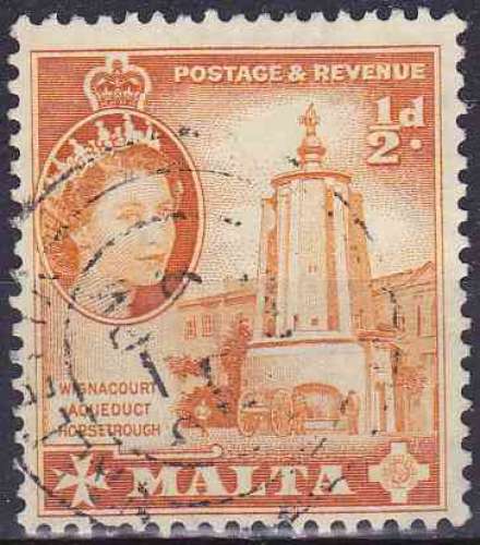 MALTE 1956 OBLITERE N° 240