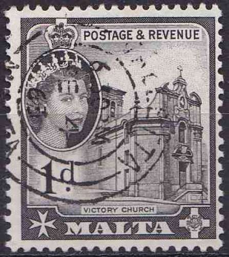 MALTE 1956 OBLITERE N° 241