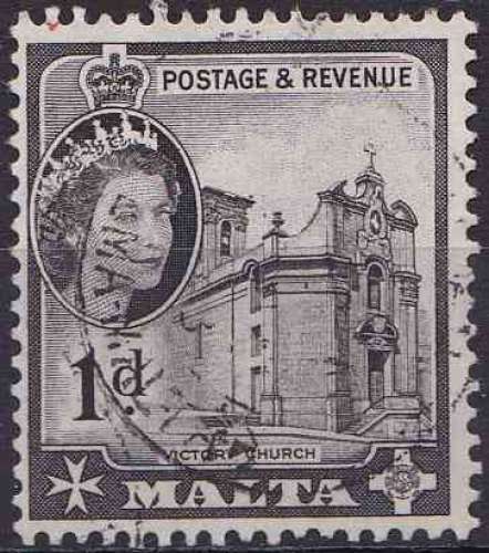 MALTE 1956 OBLITERE N° 241