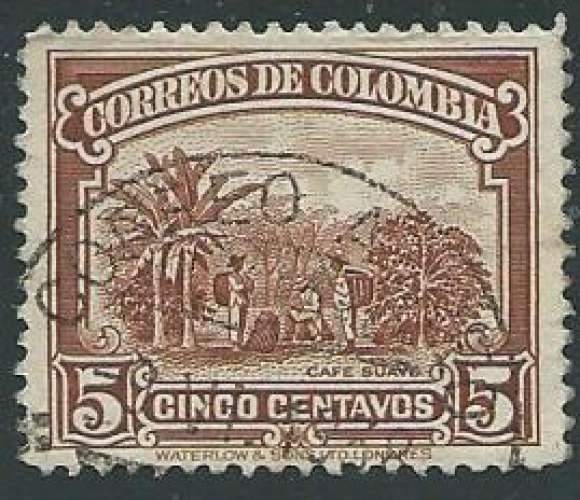 Colombie - Y&T 0266 (o) - Plantation de Café -