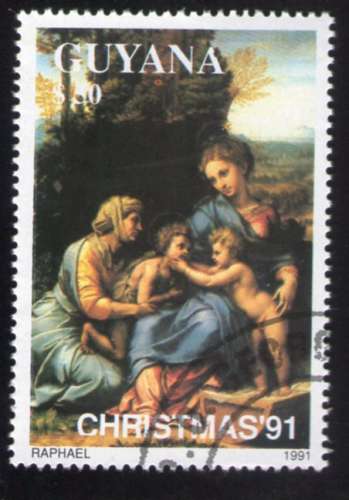 Guyana 1991 Oblitéré rond Used Stamp Christmas Noël par RAPHAEL