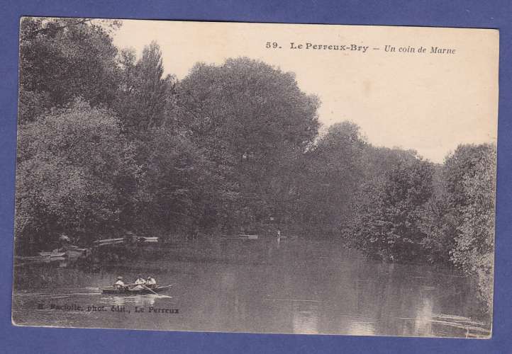 (94) LE PERREUX-BRY-  un coin de marne -  circulée 