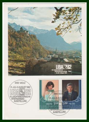 CM LIECHTENSTEIN EXPO LIBA 82