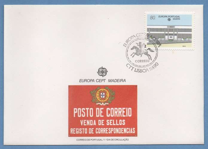 Portugal MADERE FDC EUROPA 1990