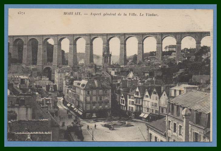 CPA MORLAIX VIADUC  non écrite TB