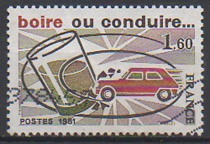 FRANCE 1981 - Y & T : 2159 -  Sécurité routière