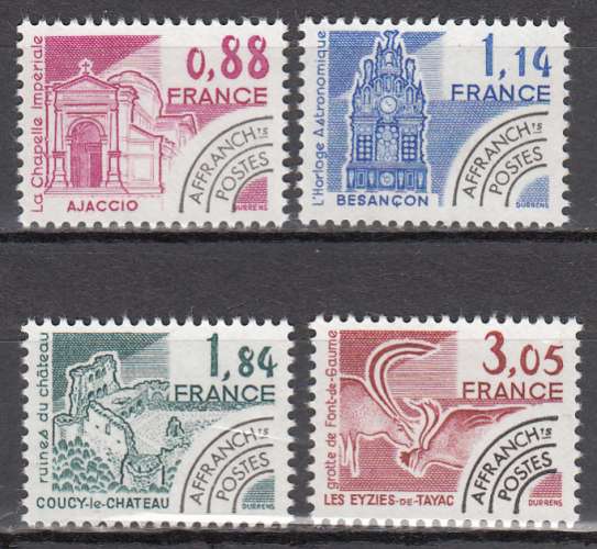 France 1981  Y&T  préoblitérés 170-173  N**