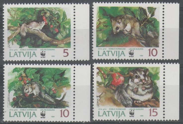 Lettonie 1994 - WWF - Loirs    (g4752)