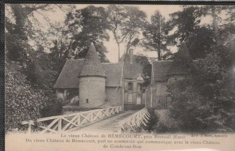 cpa 27 Le Vieux Château de Bémécourt près Breteuil