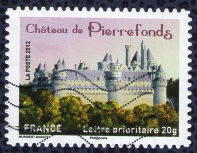 France 2012 Oblitéré Used Château de Pierrefonds Y&T 734