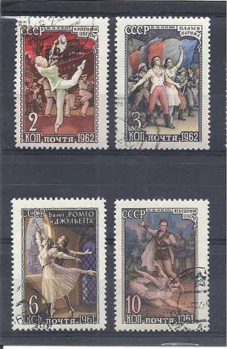 Russie  Y & T  2484/87  Ballets