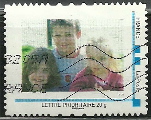 France - Mon timbre à moi - Enfants - Autoadhésif oblitéré .