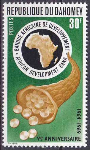 DAHOMEY 1969 NEUF* charnière N° 281